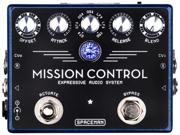Pédale chorus / flanger / phaser / modul. / trem. Spaceman effects Mission Control Expressive Audio System Ltd - Blue