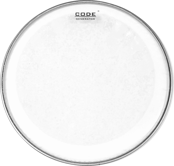 Peau tom Code drumheads GENERATOR CLEAR TOM - 13 pouces