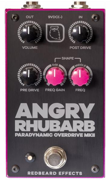 Pédale overdrive / distortion / fuzz Redbeard effects Angry Rhubarb Paradynamic Overdrive MKII