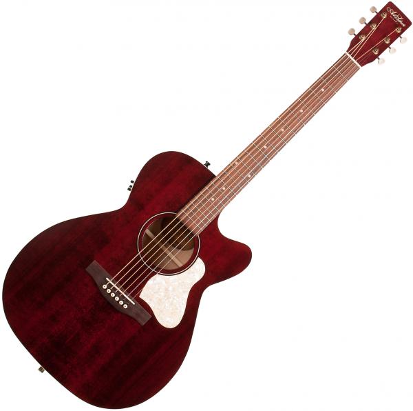 Guitare electro acoustique Art et lutherie Legacy Concert Hall CW QIT - Tennessee red