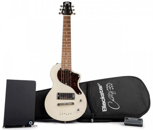 Pack guitare électrique Blackstar Carry-on Travel Guitar Standard Pack - White