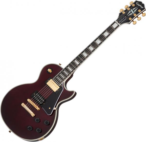 Guitare électrique solid body Epiphone Jerry Cantrell Wino Les Paul Custom - Wine red
