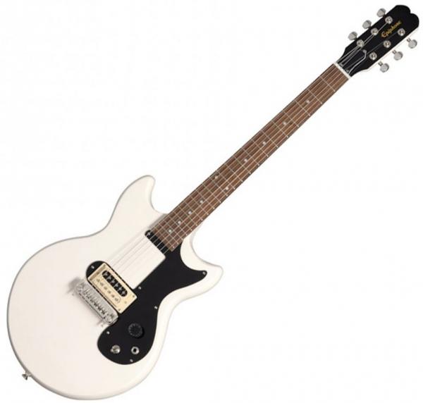 Guitare électrique solid body Epiphone Joan Jett Olympic Special - Aged classic white