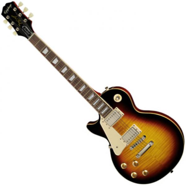 Guitare électrique solid body Epiphone Les Paul Standard 50s Gaucher - Vintage sunburst