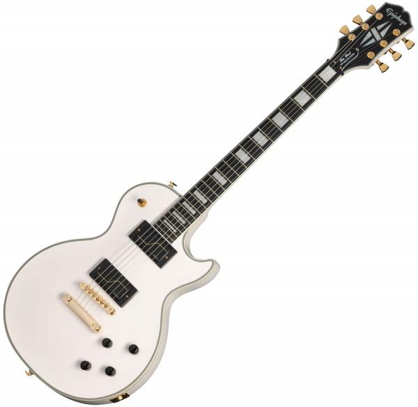 Guitare électrique solid body Epiphone Matt Heafy Les Paul Custom Origins - Bone white
