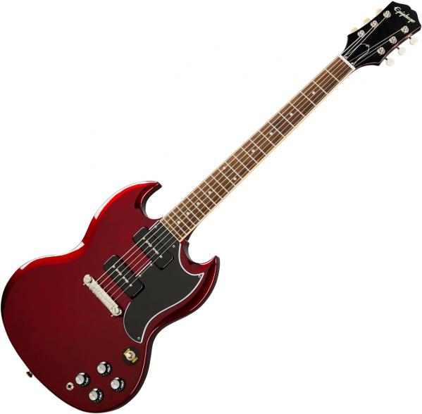 Guitare électrique solid body Epiphone SG Special P-90 - Vintage sparkling burgundy