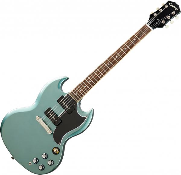 Guitare électrique solid body Epiphone SG Special P-90 - Faded pelham blue