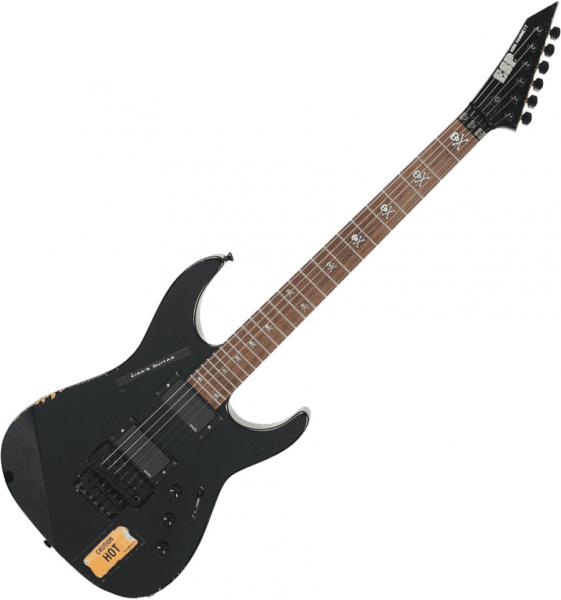 Guitare électrique solid body Esp Custom Shop Kirk Hammett KH-2 Vintage (Japan)) - Distressed black