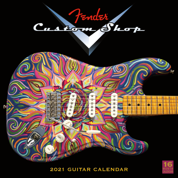 Calendrier Fender 2021 Custom Shop Wall Calendar