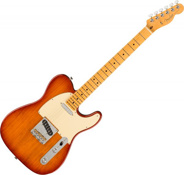 Guitare électrique solid body Fender American Professional II Telecaster (USA, MN) - Sienna sunburst