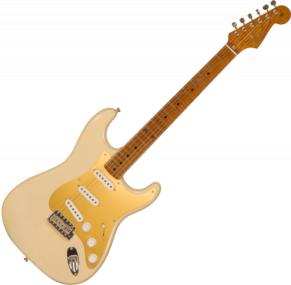 Guitare électrique solid body Fender Custom Shop 1957 Stratocaster #R116646 - Lush closet classic vintage blonde