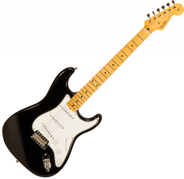 Guitare électrique solid body Fender Custom Shop 1958 Stratocaster #R113828 - Closet classic black