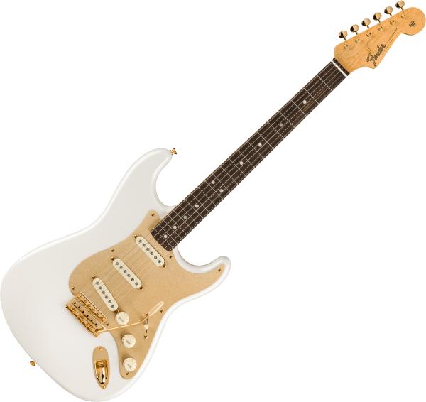 Guitare électrique solid body Fender Custom Shop 75th Anniversary Stratocaster - Nos diamond white pearl