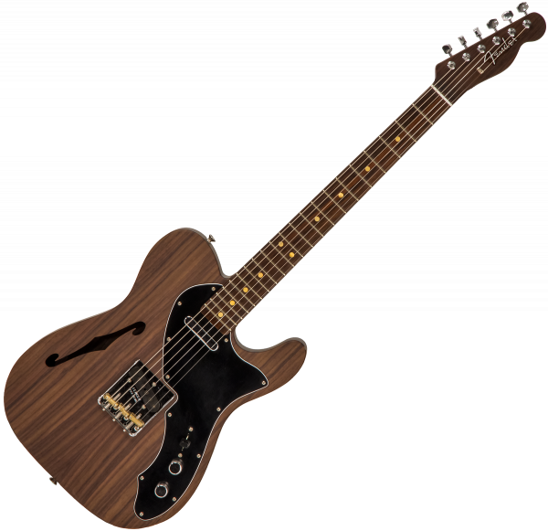 Guitare électrique 1/2 caisse Fender Custom Shop '60s Rosewood Telecaster Thinline #CZ561848 - Closet Classic Natural