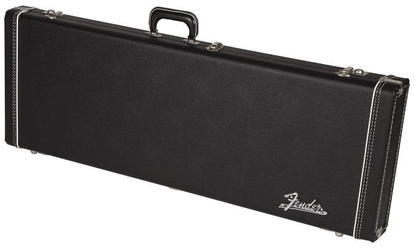 Etui guitare électrique Fender Multi-Fit Hardshell Case Jaguar, Jazzmaster - Black w/ Orange Interior