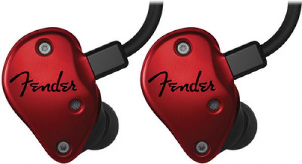 Ecouteur intra-auriculaire Fender FXA6 Red