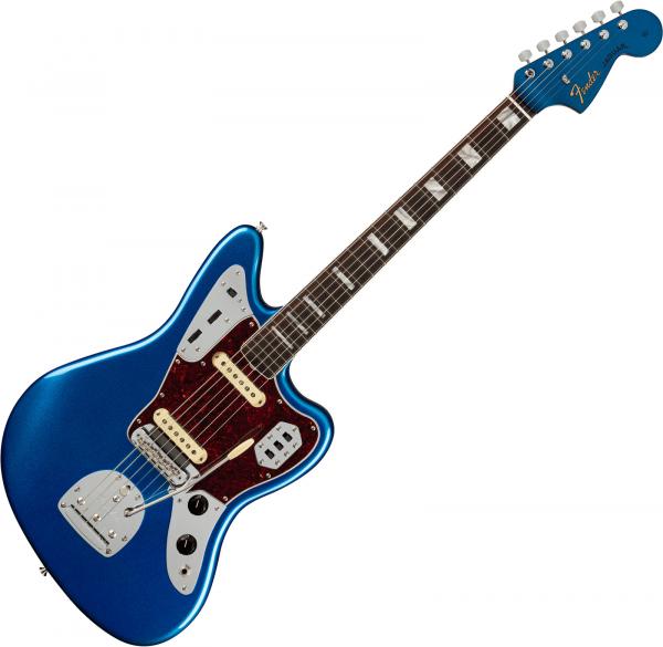 Guitare électrique solid body Fender 60th Anniversary Jaguar (USA, RW) - Mystic lake placid blue