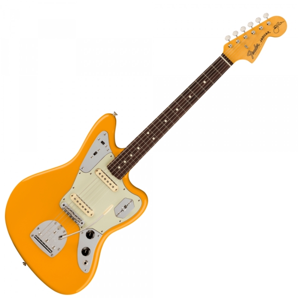 Guitare électrique solid body Fender Jaguar Johnny Marr Signature - Fever dream yellow