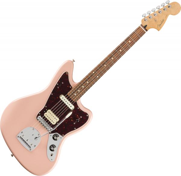 Guitare électrique solid body Fender Player Jaguar Ltd (MEX, PF) - Shell pink