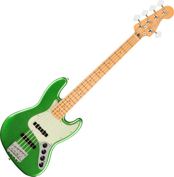Basse électrique solid body Fender Player Plus Jazz Bass V (MEX, MN) - Cosmic jade