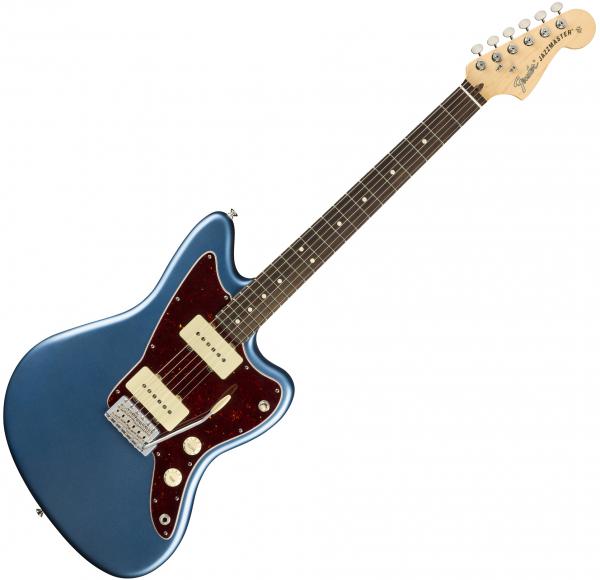Guitare électrique solid body Fender American Performer Jazzmaster (USA, RW) - Satin lake placid blue