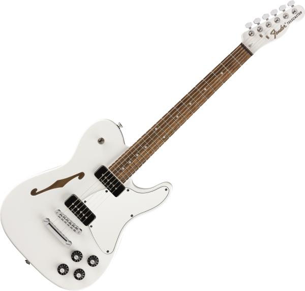 Guitare électrique solid body Fender Jim Adkins JA-90 Telecaster Thinline (MEX, LAU) - White