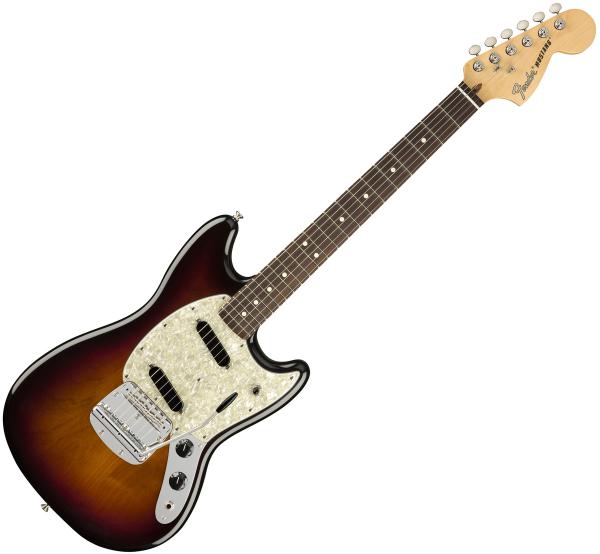 Guitare électrique solid body Fender American Performer Mustang (USA, RW) - 3-color sunburst
