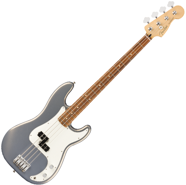 Basse électrique solid body Fender Player Precision Bass (MEX, PF) - silver
