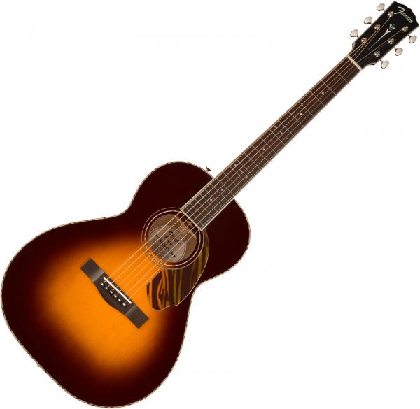 Guitare electro acoustique Fender PS-220E Parlor - 3-color vintage sunburst