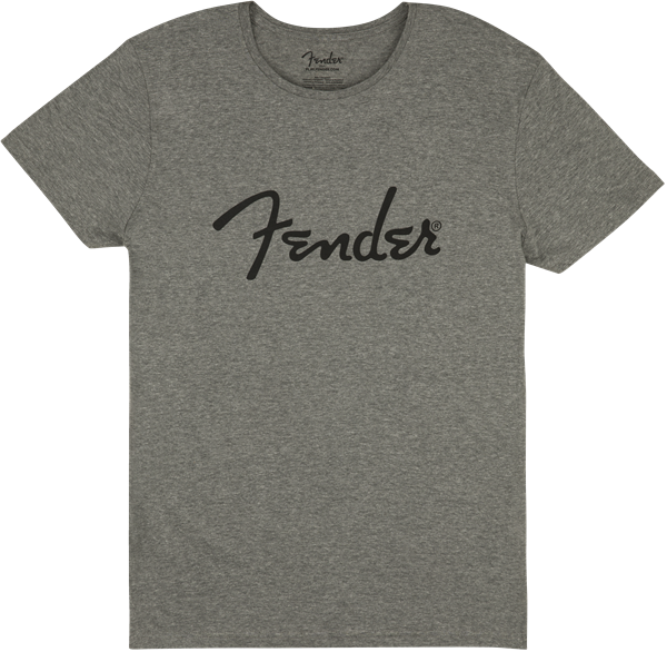 T-shirt Fender Spaghetti Logo T Grey Medium - M