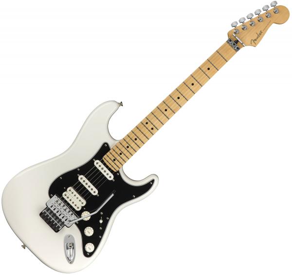 Guitare électrique solid body Fender Player Stratocaster Floyd Rose (MEX, MN) - Polar white