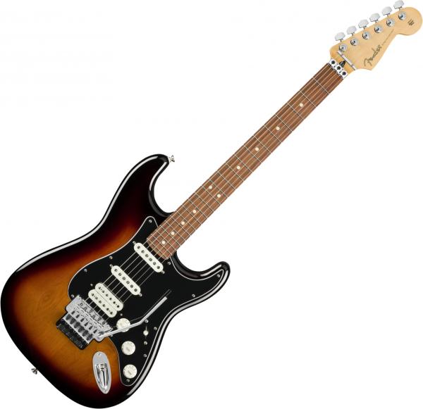 Guitare électrique solid body Fender Player Stratocaster Floyd Rose (MEX, PF) - 3-color sunburst