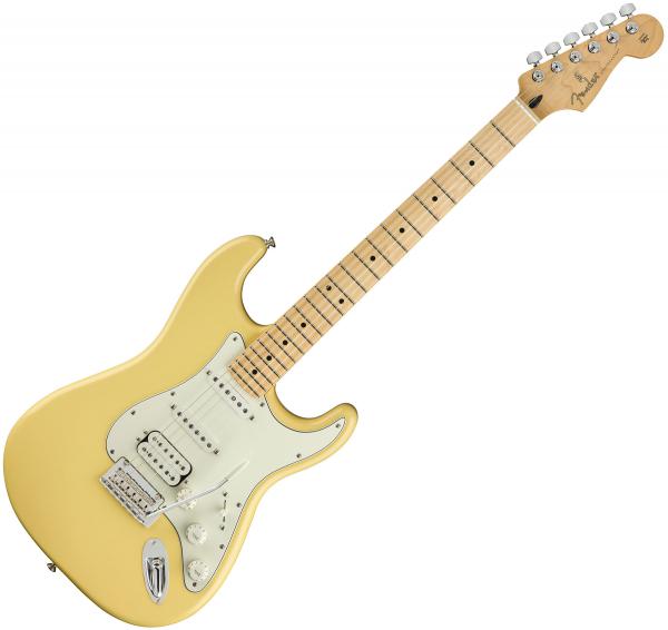 Guitare électrique solid body Fender Player Stratocaster HSS (MEX, MN) - Buttercream