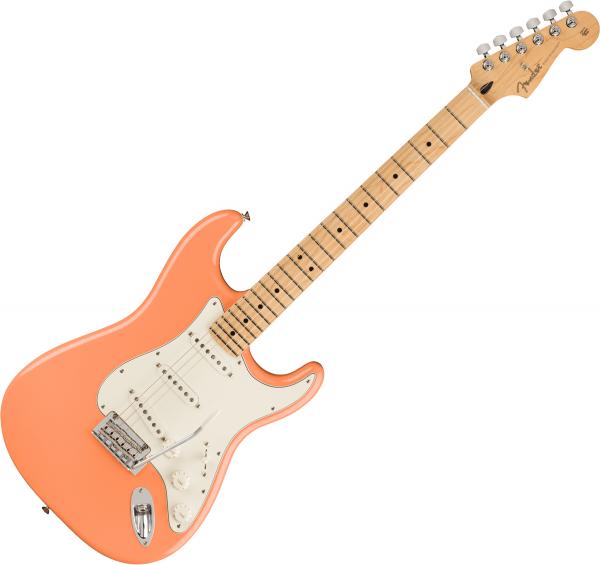 Guitare électrique solid body Fender Player Stratocaster Ltd (MEX, MN) - Pacific peach