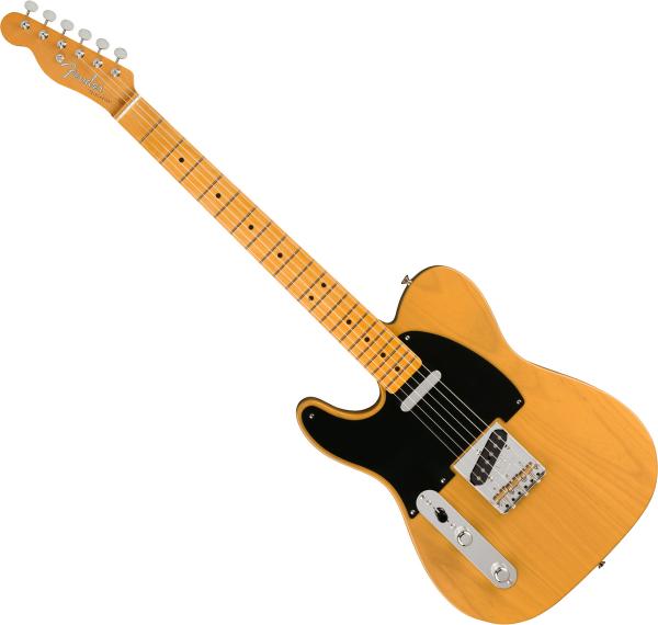 Guitare électrique solid body Fender American Vintage II 1951 Telecaster LH (USA, MN) - Butterscotch blonde