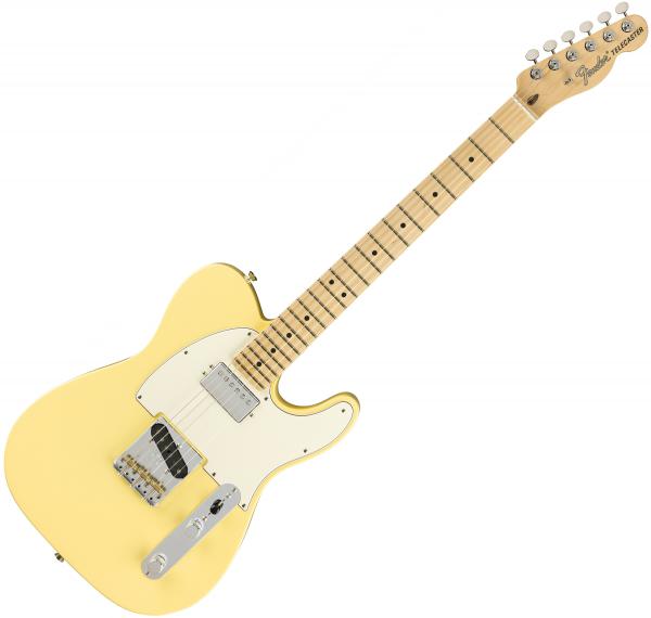 Guitare électrique solid body Fender American Performer Telecaster Hum (USA, MN) - Vintage white