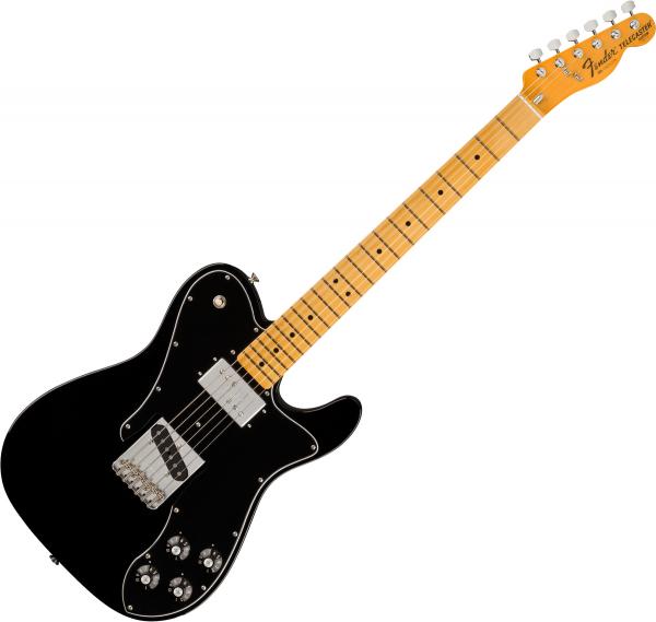 Guitare électrique solid body Fender American Vintage II 1977 Telecaster Custom (USA, MN) - Black