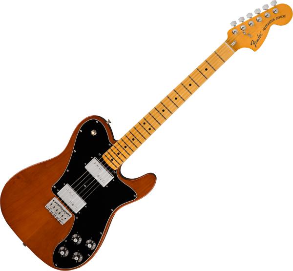 Guitare électrique solid body Fender American Vintage II 1975 Telecaster Deluxe (USA, MN) - Mocha