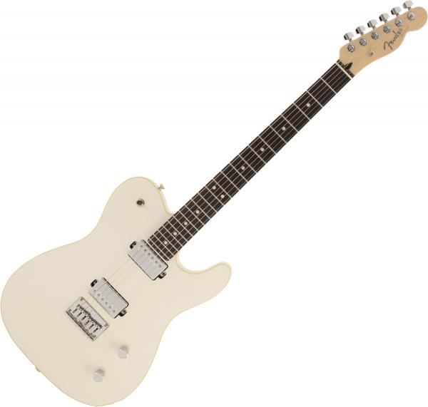 Guitare électrique solid body Fender Modern Telecaster HH (JAP, RW) - Olympic pearl