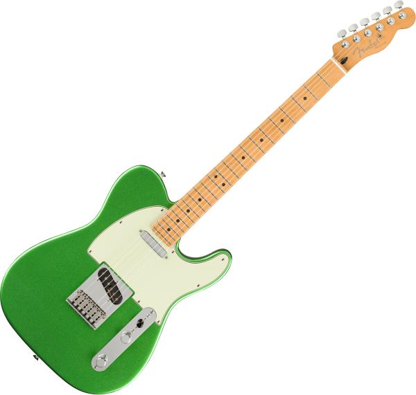 Guitare électrique solid body Fender Player Plus Telecaster (MEX, MN) - Cosmic jade