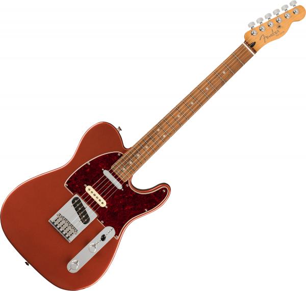 Guitare électrique solid body Fender Player Plus Nashville Telecaster (MEX, PF) - Aged candy apple red