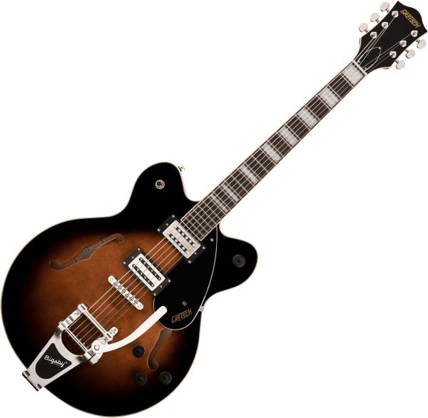 Guitare électrique 1/2 caisse Gretsch G2622T Streamliner Center Block Double-Cut with Bigsby - Brownstone maple