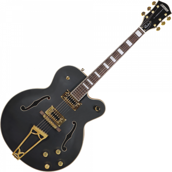 Guitare électrique 3/4 caisse & jazz Gretsch Tim Armstrong G5191BK Electromatic Hollow Body - Black matte