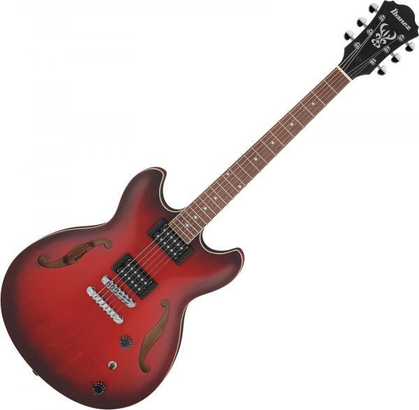 Guitare électrique 1/2 caisse Ibanez AS53 SRF Artcore - Sunburst Red Flat