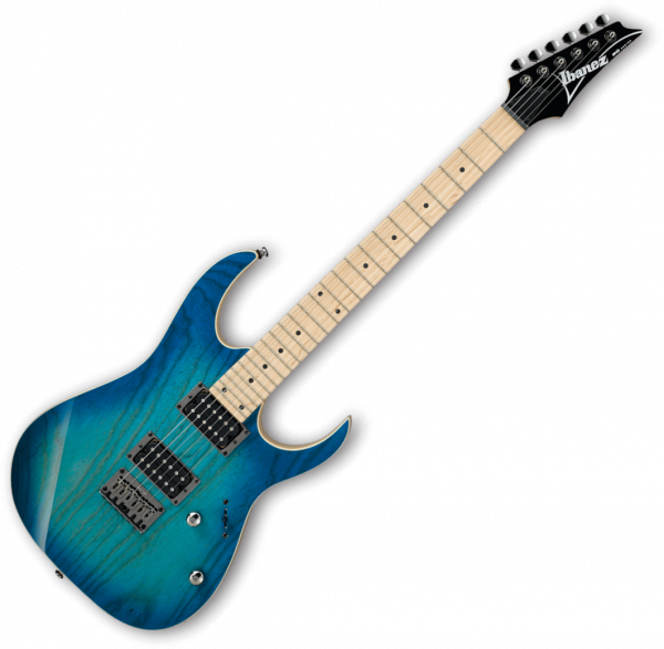 Guitare électrique solid body Ibanez RG421AHM BMT Standard - Blue moon burst