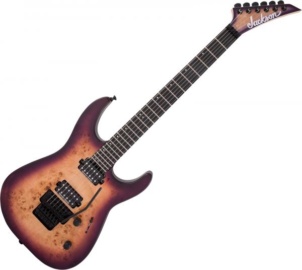 Guitare électrique solid body Jackson Pro Series Dinky DK2P - Purple sunset