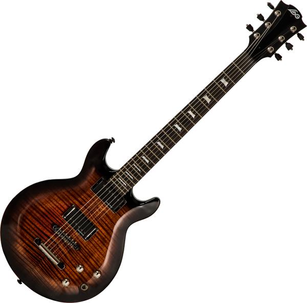 Guitare électrique solid body Lag Roxane R500 - Brown shadow