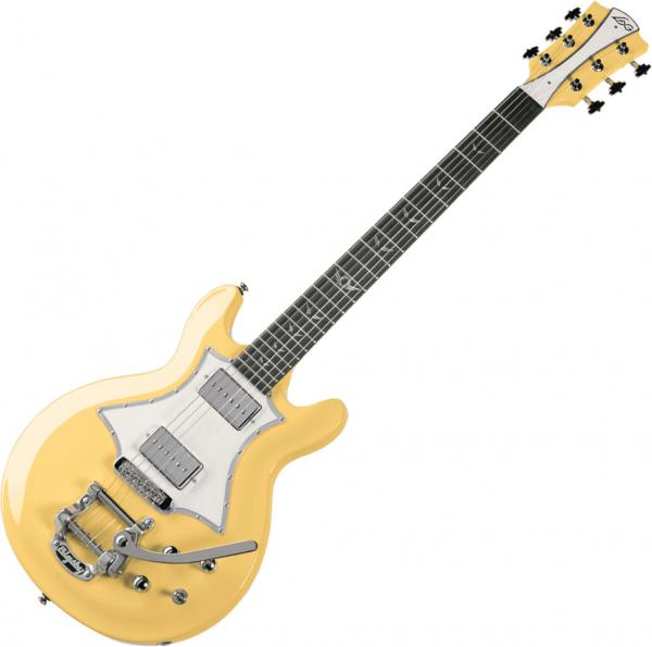 Guitare électrique solid body Lag Roxane Racing 2000 VYE - Vintage yellow