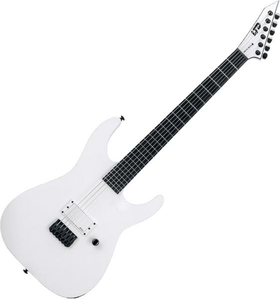 Guitare électrique solid body Ltd M-HT Arctic Metal - Snow white satin
