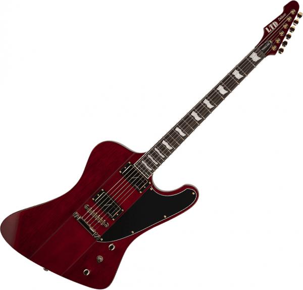 Guitare électrique solid body Ltd Phoenix-1000 - See thru black cherry